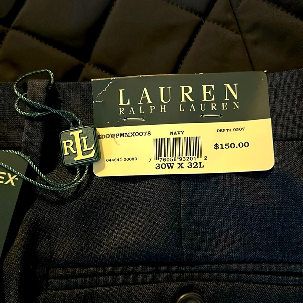 Brand new Navy Dress pants. Ralph Lauren